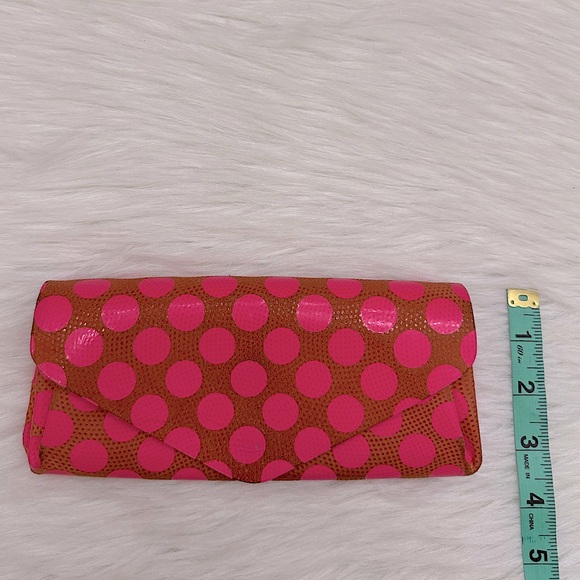 ANTHROPOLOGIE POLKA DOT SNAP WALLET BY CARMINE - Picture 16 of 16